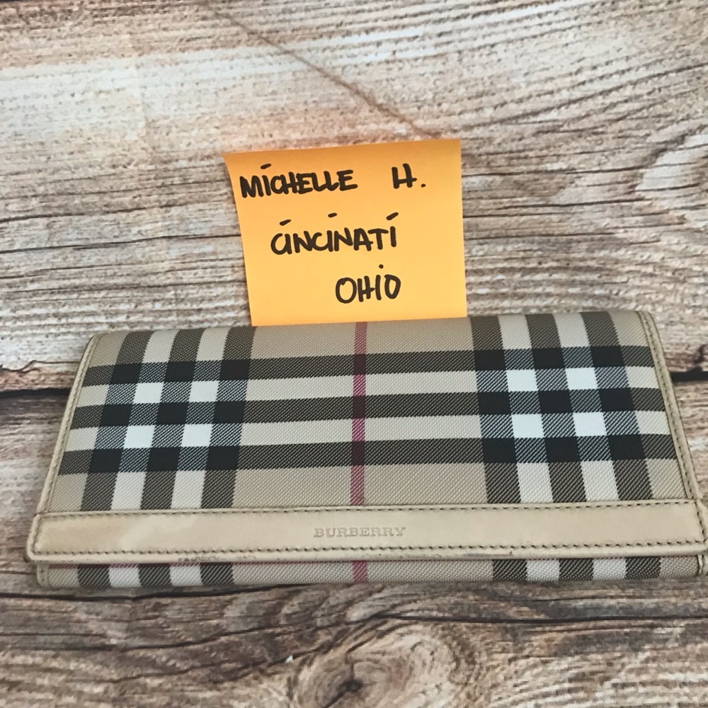 Burberry wallet
